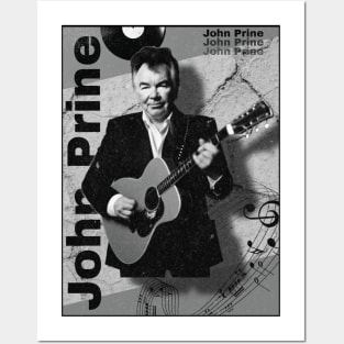 John Prine /// Retro 70s Style Posters and Art